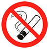 знак безопасности P01 запрещается курить